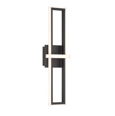 Eurofase Bordo Outdoor Sconce - 24'' in Matte Black