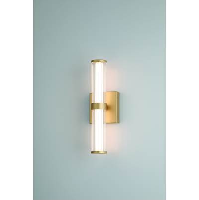 Eurofase Fayton Outdoor Sconce - 14'' in Matte Gold