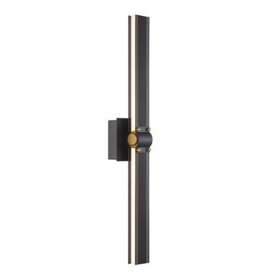 Eurofase Admiral Wall Sconce - 28'' in Gold Black Mix