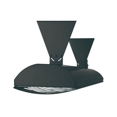 Eurofase Ef20 Series Patio Heater - Single Element - 2000W - 39" in Black