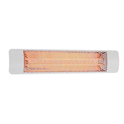 Eurofase EF40 Electric Patio Heater - 4000 Watt - Dual Element 39 Inch in White