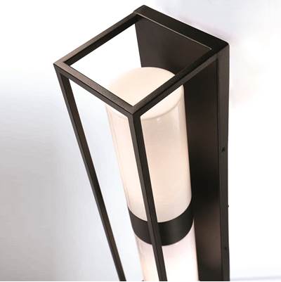 Eurofase Ren 2-Light Lantern - 23" in Powder Coat Black