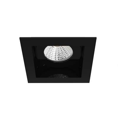 Eurofase Amigo 15W 1 Light Square Trim Downlight 3000K in Black