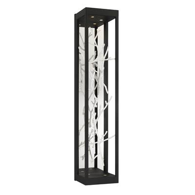 Eurofase Aerie Outdoor Wall Sconce - 30'' in Silver Black Mix