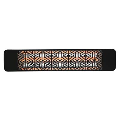 Eurofase Ef15120B3 Single Element Electric Patio Heater - 1500 Watt - 39 Inch in Black