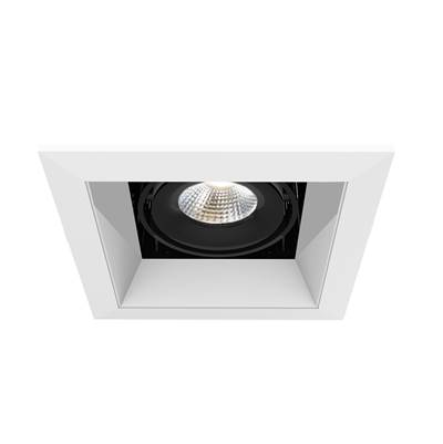 Eurofase Multiple 15W 1 Light Trim 40 Degree Gimbal 3000K in White/Black