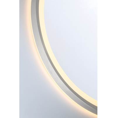 Eurofase Artell 32'' X 32'' Square LED Mirror in Brushed Silver