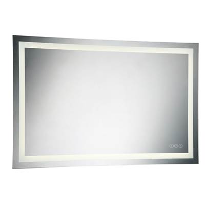 Eurofase Aspen Electric Lighted Mirror - 36'' X 55'' in Anodized Silver