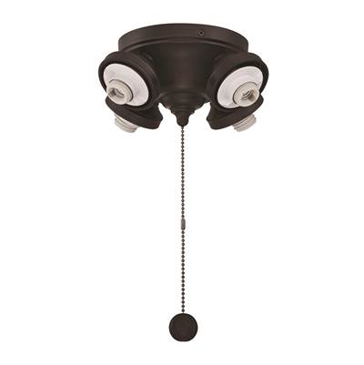 Fanimation Four Light Fitter in Dark Bronze