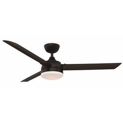 Fanimation Xeno Wet Ceiling Fan - 56-Inch - Black Blades and LED in Black