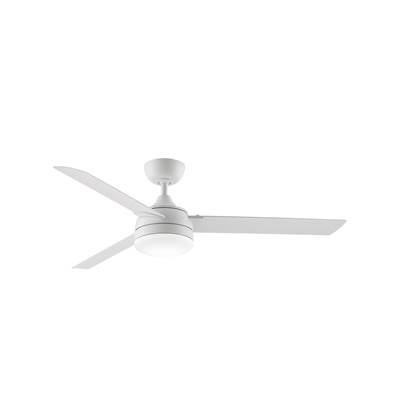 Fanimation Xeno Wet Ceiling Fan - 56-Inch - Matte White Blades and LED in Matte White