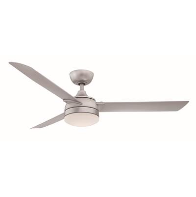 Fanimation Xeno Wet Ceiling Fan - 56-Inch - Silver Blades and LED in Silver