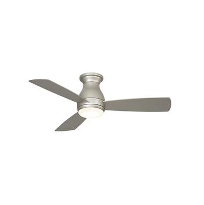 Fanimation Hugh Ceiling Fan - 44" - LED Light Kit in Brushed Nickel