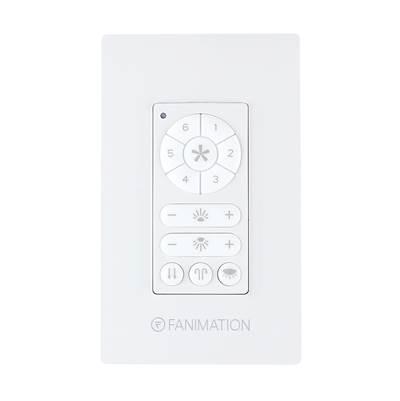 Fanimation Wall Control - DC Motor 6-Speed - Up/Down Light in White