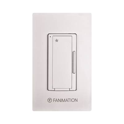 Fanimation Wall Control - 3-Speed - Fan Only in White