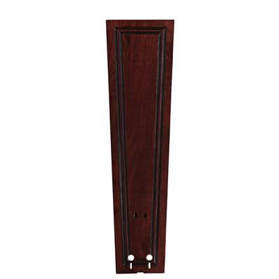 Fanimation 22" Carved Rectangle Frame Wood Blade Set in Dark Cherry