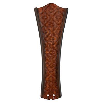 Fanimation 26'' - Concave Carved Woven Bamboo Fan Blades in Walnut
