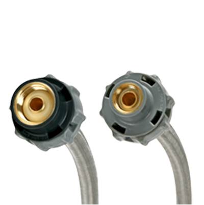 Fluidmaster Click Seal Faucet Connector - 1/2'' F.I.P. - 1/2'' F.I.P. in Stainless Steel