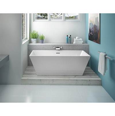 Fleurco Aria Calando Petite Free Standing Soaking Tub - 5631 in White