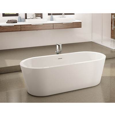 Fleurco Bolero Adagio Pro Free Standing Soaking Tub - 6831 in White