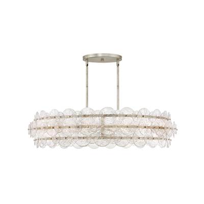 Fredrick Ramond Rene Large Drum Chandelier in Glacial