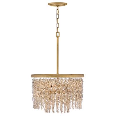Fredrick Ramond Rubina Medium Convertible Semi-flush Mount in Burnished Gold