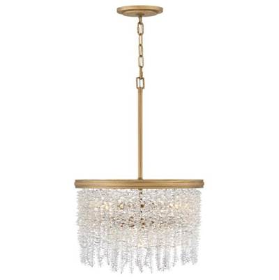 Fredrick Ramond Rubina Medium Convertible Semi-Flush Mount in Burnished Gold