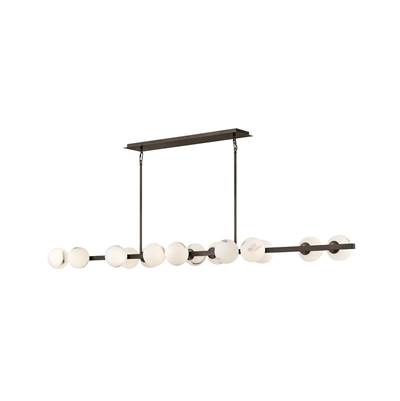 Fredrick Ramond Selene Large Fourteen Light Linear in Black Oxide