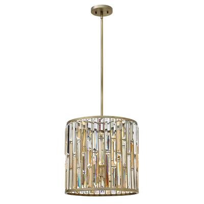 Fredrick Ramond Gemma Foyer Pendant in Silver Leaf