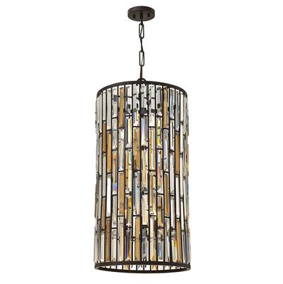 Fredrick Ramond Gemma Foyer Pendant in Vintage Bronze