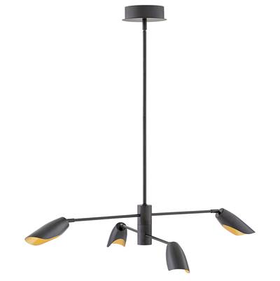 Fredrick Ramond Bowery Chandelier in Black