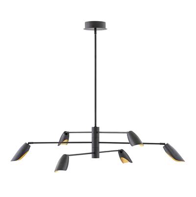 Fredrick Ramond Bowery Chandelier in Black