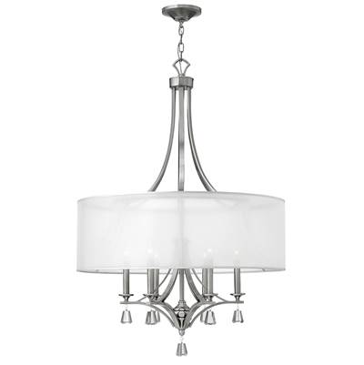 Fredrick Ramond Mime Drum Pendant in Brushed Nickel
