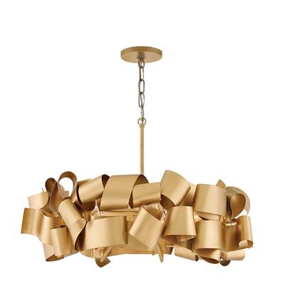 Fredrick Ramond Delfina Chandelier in Deluxe Gold
