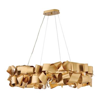 Fredrick Ramond Delfina Chandelier in Deluxe Gold