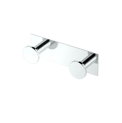 Gatco Glam Double Robe Hook - 6.5"L in Chrome