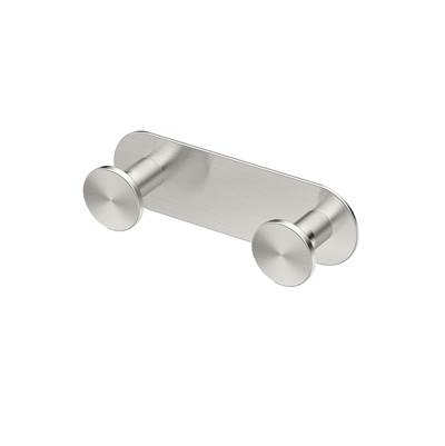 Gatco Glamour Double Robe Hook - 6.5"L in Satin Nickel