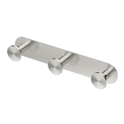 Gatco Glamour Triple Robe Hook - 11"L in Satin Nickel