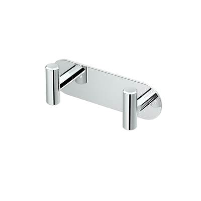 Gatco Latitude II Double Robe Hook in Chrome