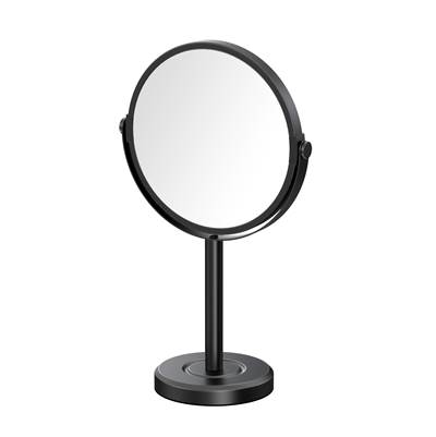 Gatco Latitude II Table Vanity Mirror in Matte Black