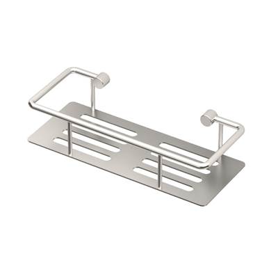 Gatco Elegant Rectangular Shower Shelf in Brushed Nickel