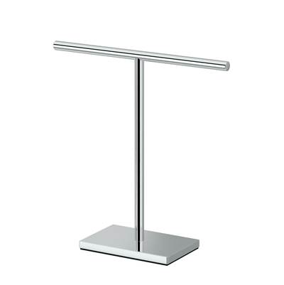 Gatco Countertop T-Shape Hand Towel Holder - 11" in Satin Brass