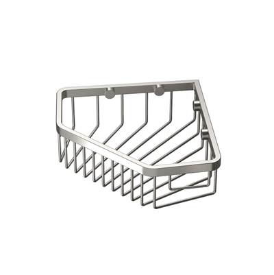 Gatco Corner Shower Basket - 8.5"W in Satin Nickel