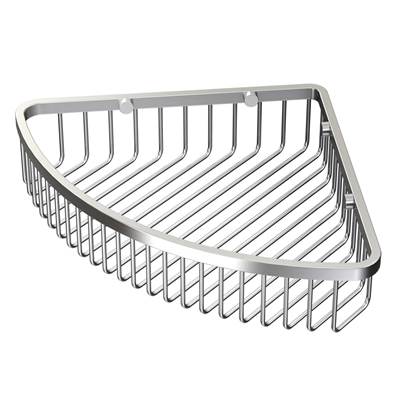 Gatco Corner Shower Basket in Satin Nickel