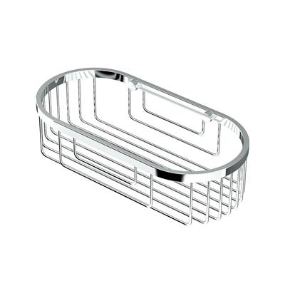 Gatco Oval Shower Basket in Chrome