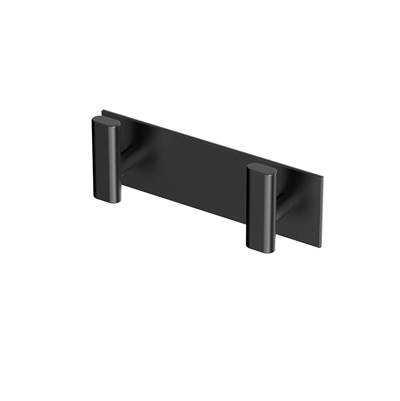 Gatco Elevate Double Robe Hook - 6.5"L in Matte Black