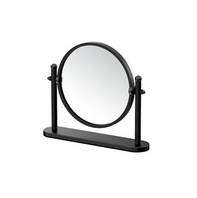 Gatco Table Mirror - 3X Magnification in Matte Black