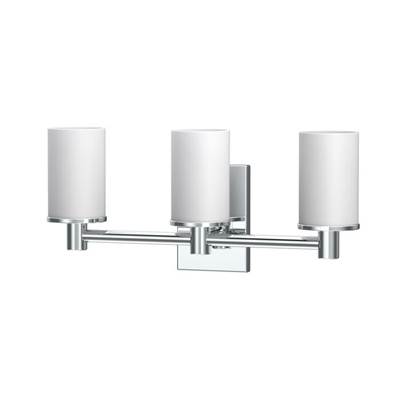 Gatco Modern Farmhouse 3-Light Vanity Sconce in Chrome