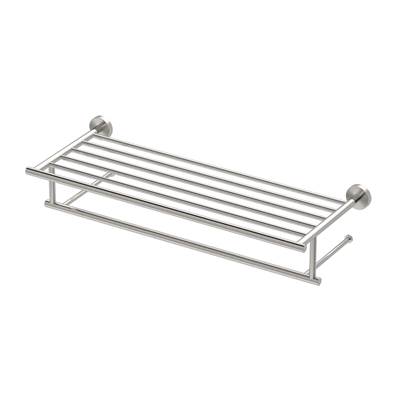 Gatco Glam Minimalist Towel Shelf - 24"L in Satin Nickel