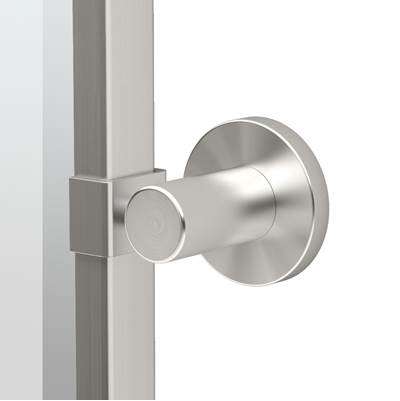 Gatco Channel Mirror - 32.5"H - Framed Rectangle in Satin Nickel